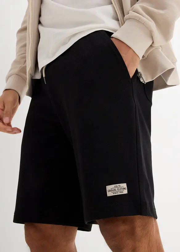 Sweat bermuda (set van 2), bonprix