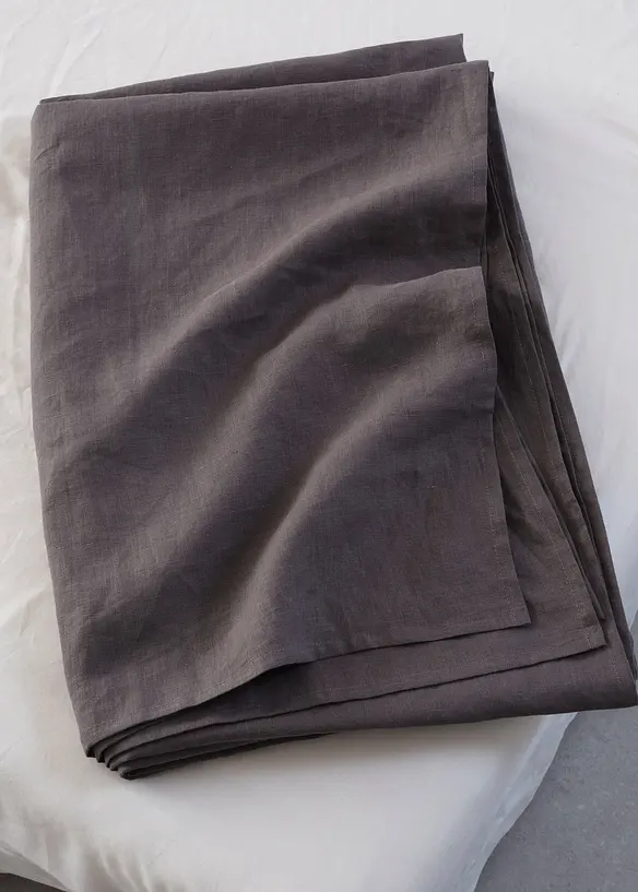 Veelzijdige linnen plaid van hooge kwaliteit, bonprix