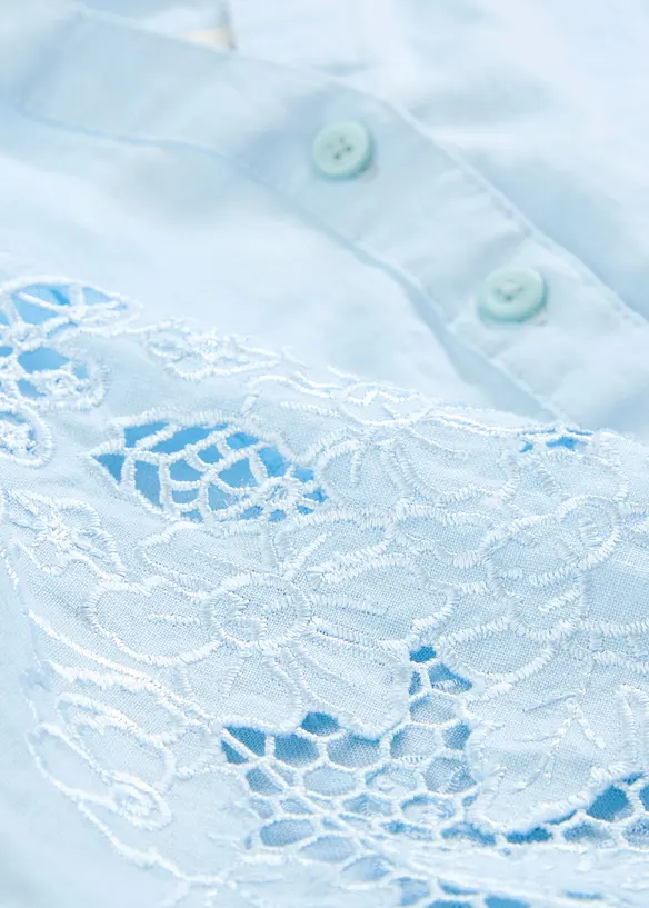 Tuniek van puur linnen, met broderie anglaise, bonprix