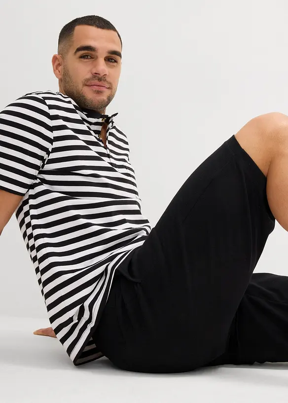 Lichte shirt bermuda (set van 2), bonprix