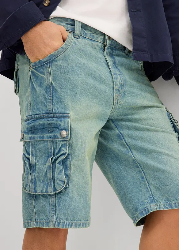 Cargo jeans bermuda regular fit, bonprix