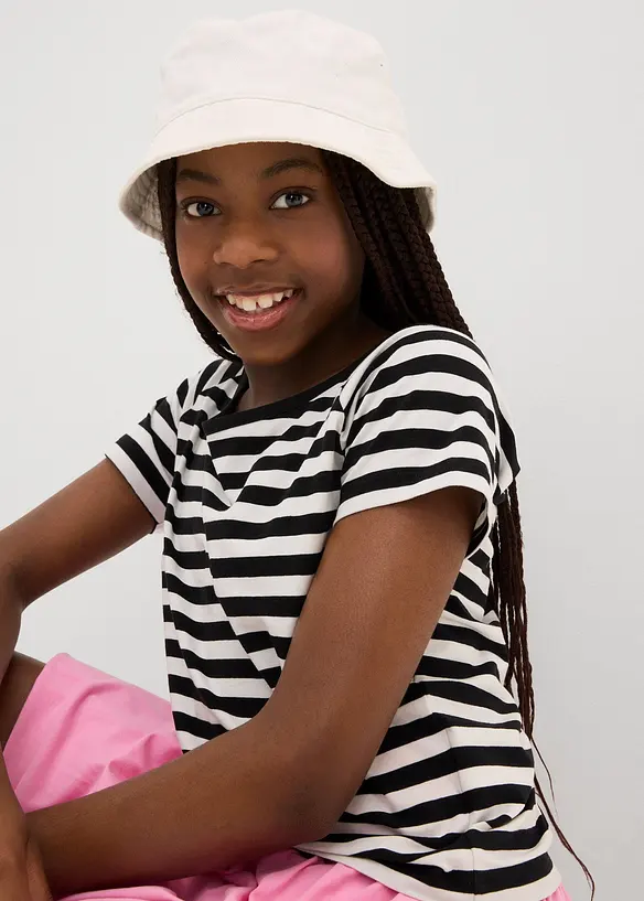 T-shirt van een stretchy organische katoenmix, bonprix