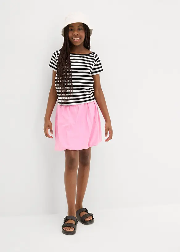 T-shirt van een stretchy organische katoenmix, bonprix