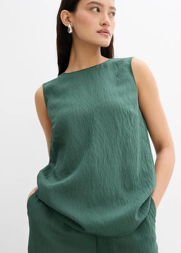 Blousetop van een crinkle-viscosemix, bonprix