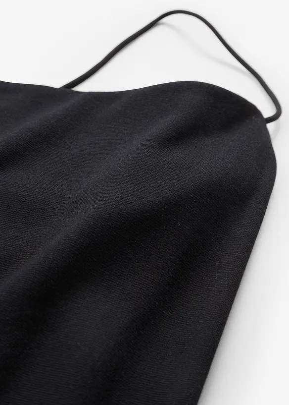 Asymmetrische top met spaghettibandjes van viscosemix, bonprix