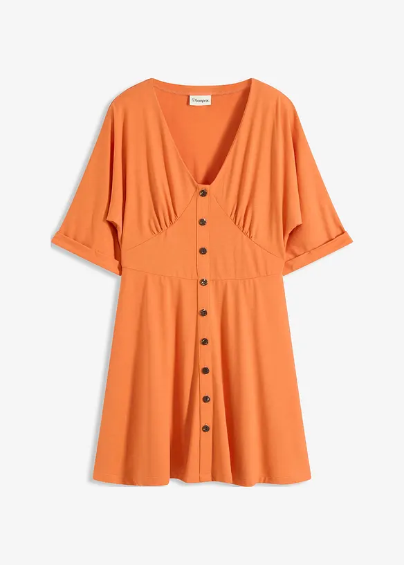 Getailleerde mini jurk, bonprix