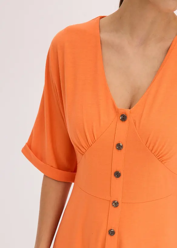 Getailleerde mini jurk, bonprix