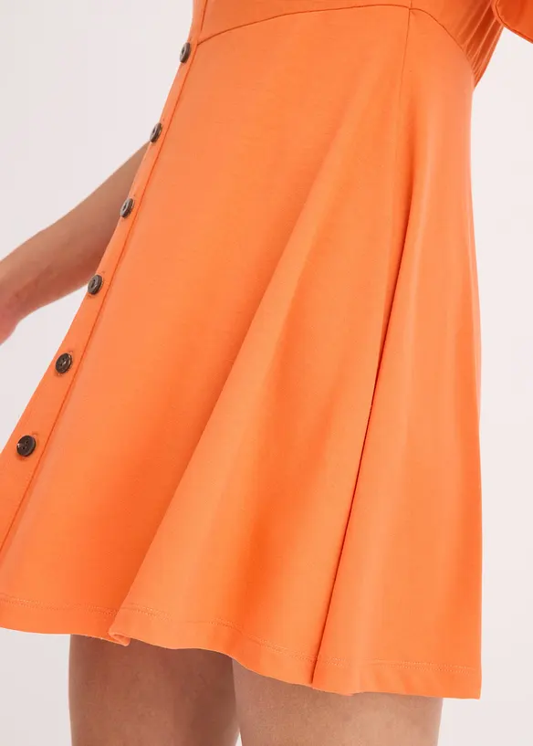 Getailleerde mini jurk, bonprix