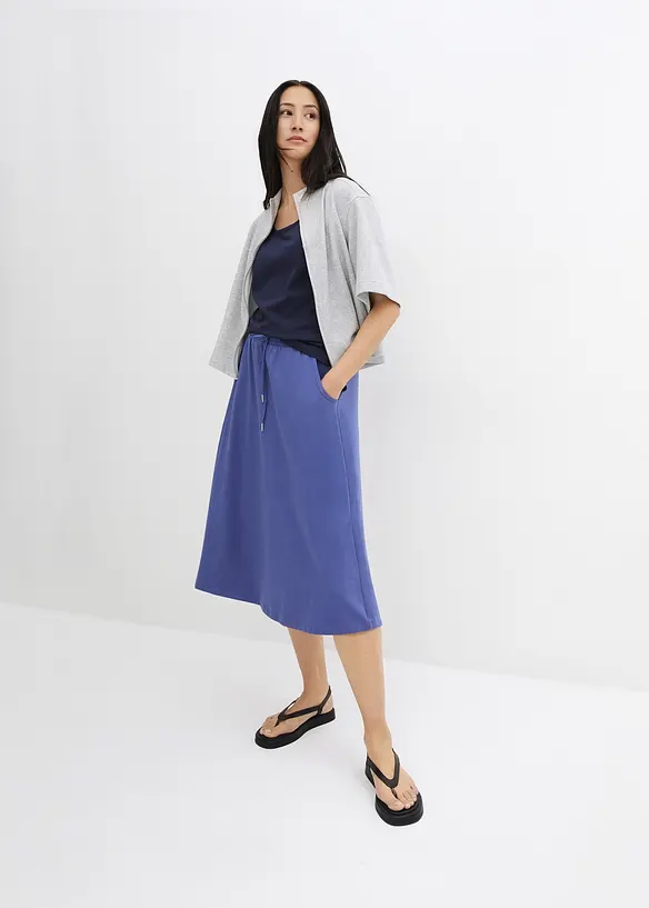 Jersey rok in een katoenmix, bonprix