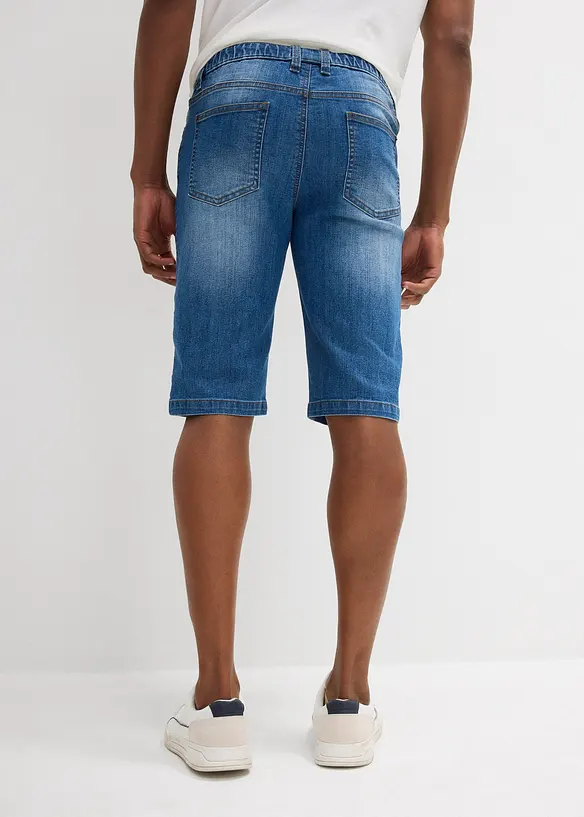 Lange lichte sweatjeans bermuda, regular fit, bonprix