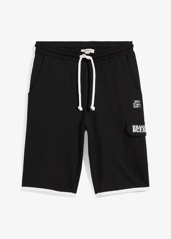 Lange sweat bermuda, bonprix