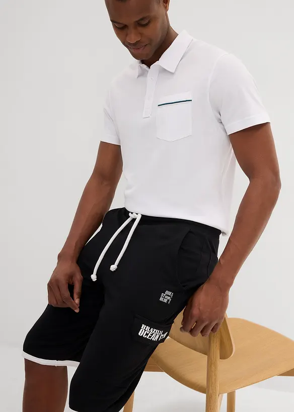 Lange sweat bermuda, bonprix