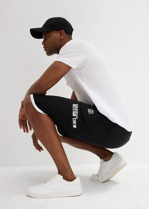 Lange sweat bermuda, bonprix