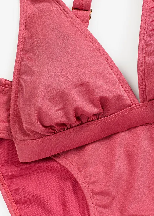 Bikini van glanzend materiaal (2-dlg. set), bonprix