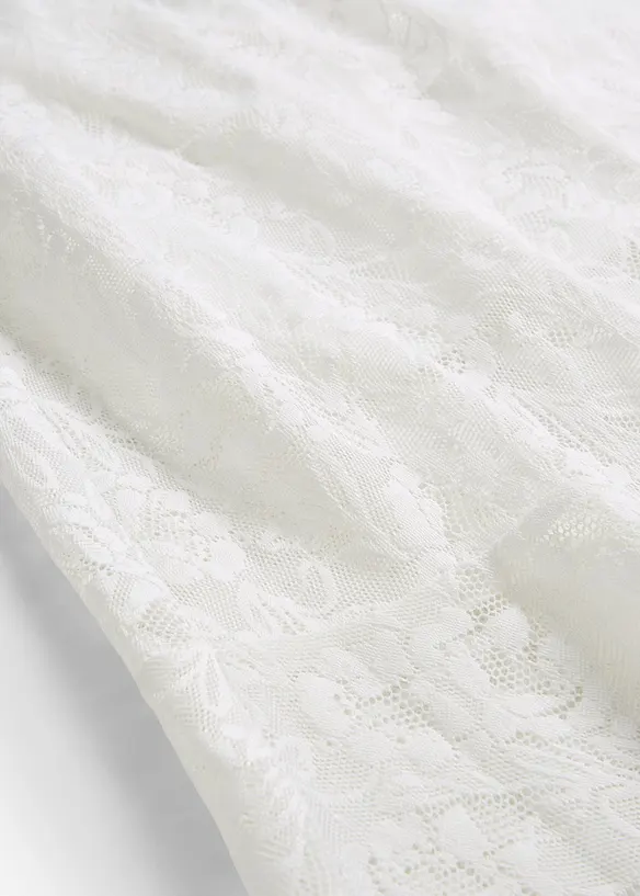 Midi rok met kant, bonprix