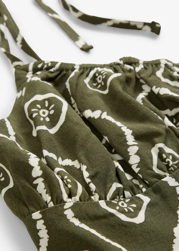 Midi jurk van soepele viscose, bonprix