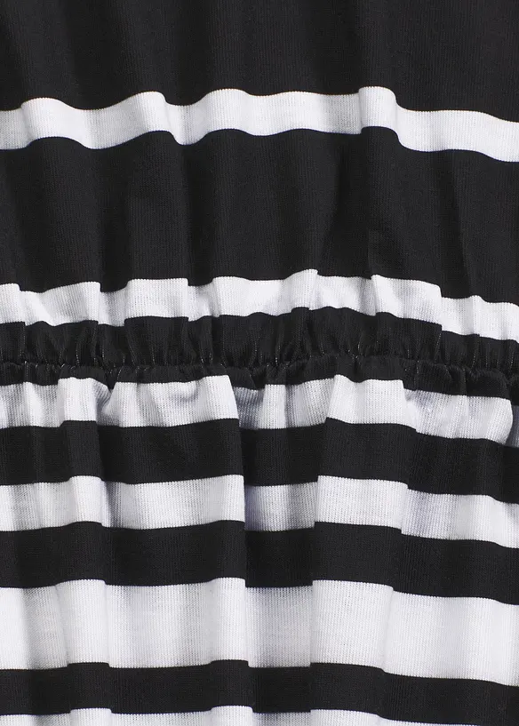 Jersey jurk met veters, bonprix