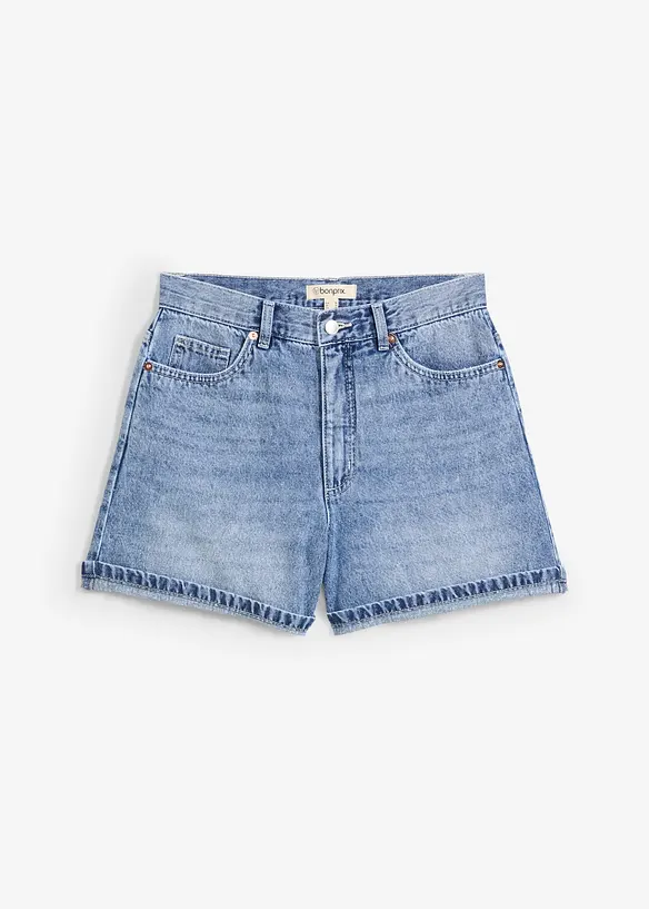 Jeans short high waist, low stretch, bonprix