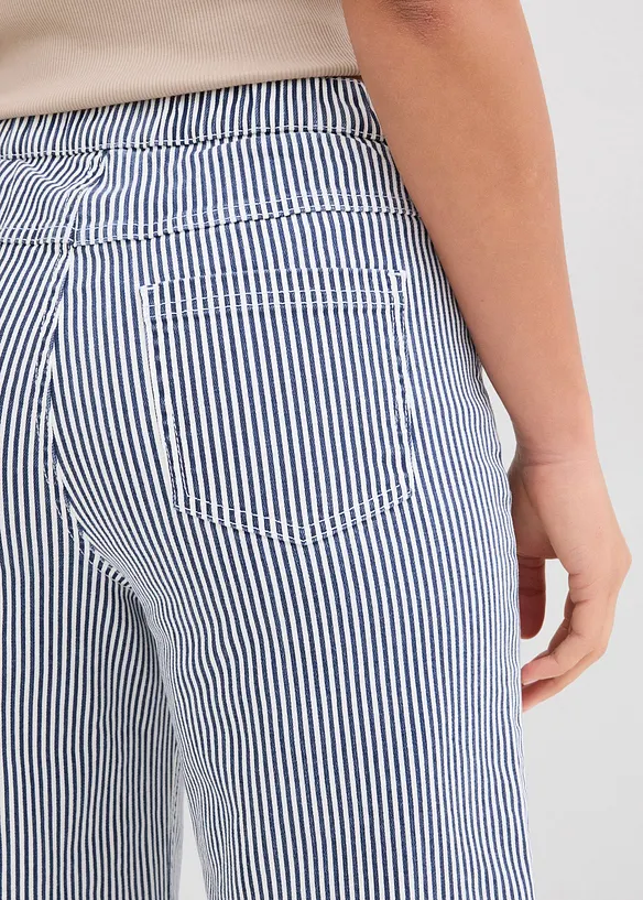 Twill broek met een comfortabele band, bonprix