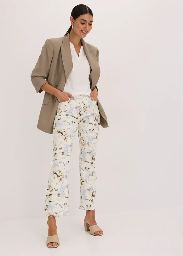 Flared broek, bonprix