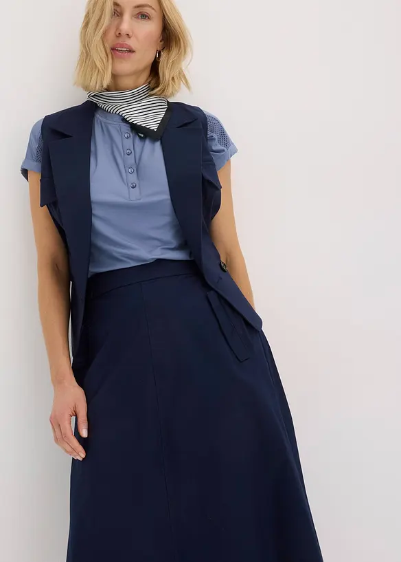 Midi rok van puur katoen, bonprix