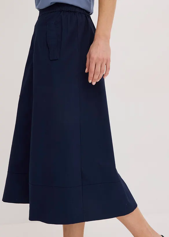 Midi rok van puur katoen, bonprix