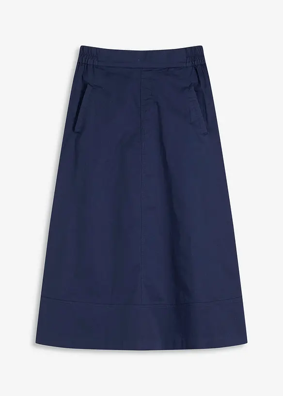 Midi rok van puur katoen, bonprix