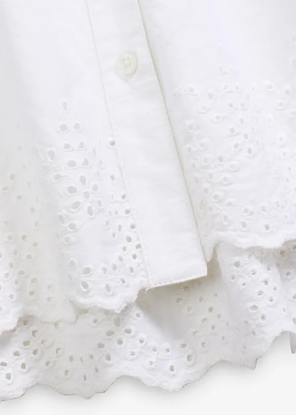 Overhemdblouse van katoen, bonprix