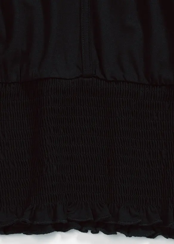 Shirt met gesmokte zoom, bonprix