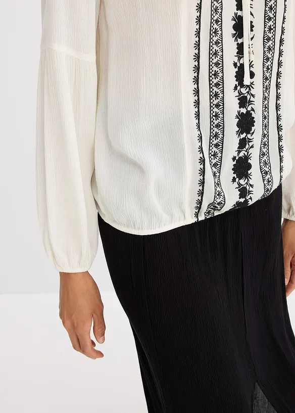 Blouse met borduursel, bonprix