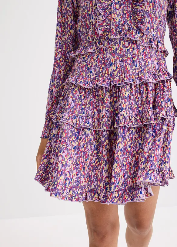 Jurk met volants, bonprix