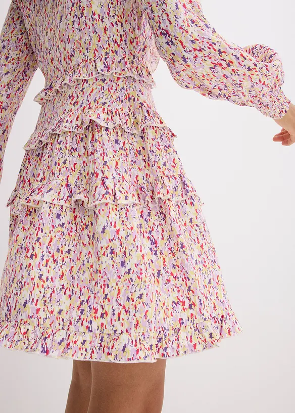 Jurk met volants, bonprix