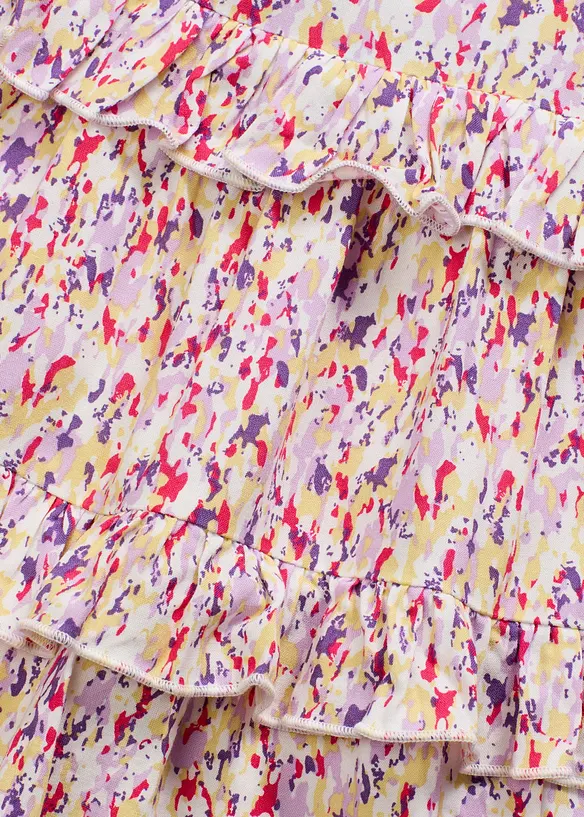 Jurk met volants, bonprix