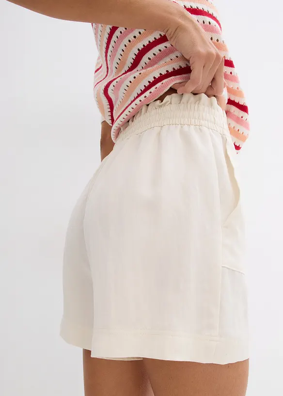 Paperbag short van een soepele Lyocellmix, bonprix
