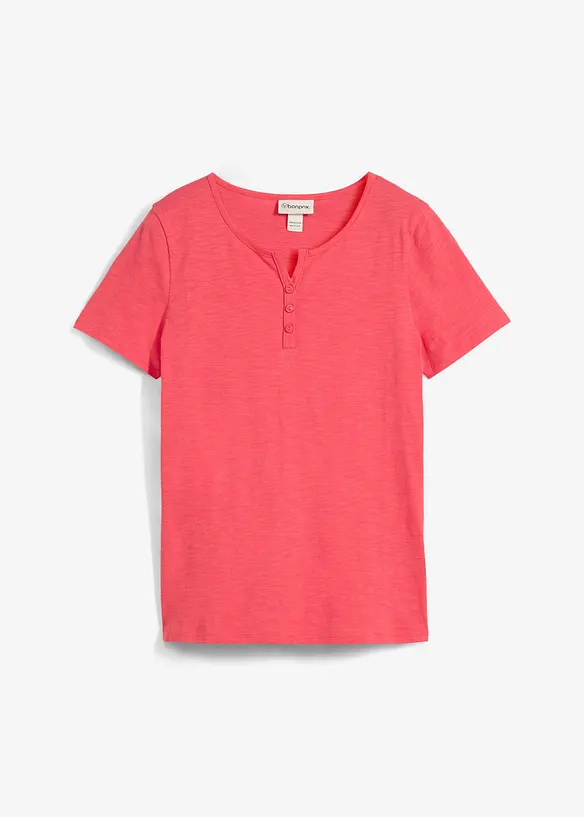 Henley shirt van puur biologisch katoen, bonprix