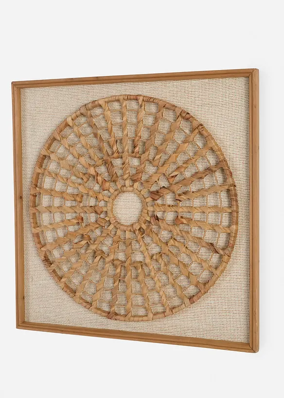 Wanddecoratie met rotan vlechtwerk, bonprix
