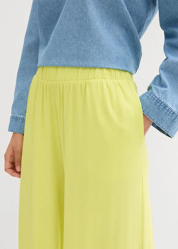 Culotte van soepele viscose, bonprix