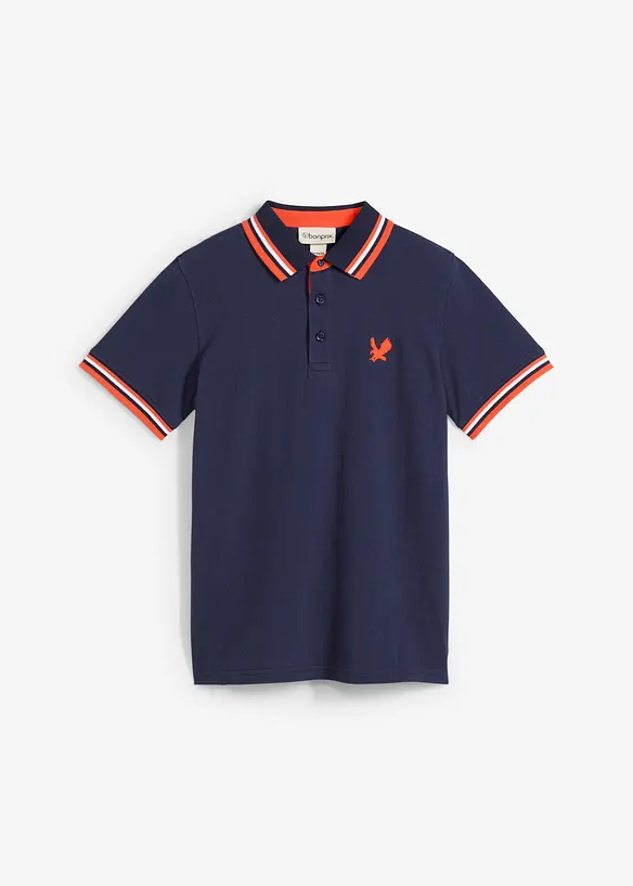 Piqué poloshirt van biologisch katoen, bonprix