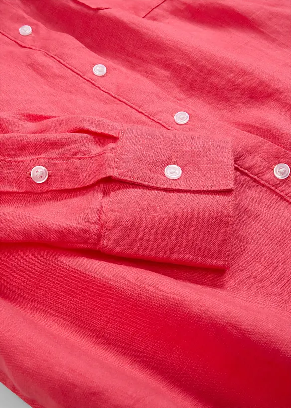 Overhemdblouse van linnen, bonprix