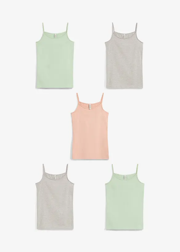 Hemd met biologisch katoen ( set van 5), bonprix