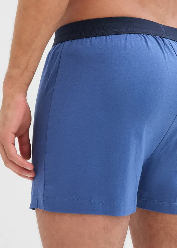 Casual jersey boxershorts van katoen (set van 4), bonprix