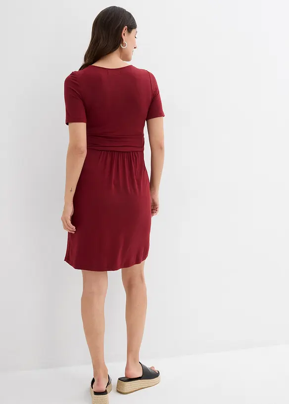2-in-1 viscose zwangerschapsjurk met discrete borstvoedingsfunctie, bonprix