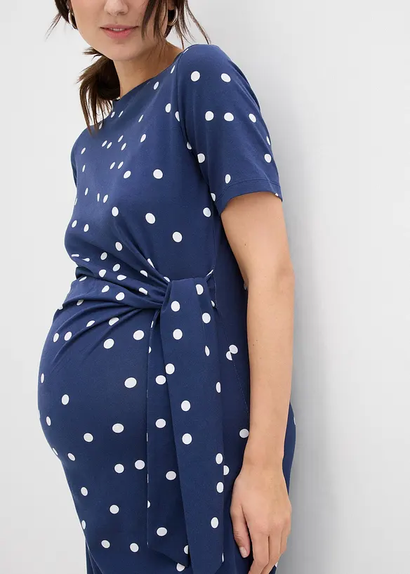 Jersey midi zwangerschapsjurk van biologisch katoen, bonprix