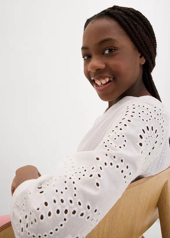 Tuniekblouse van luchtige mousseline, bonprix