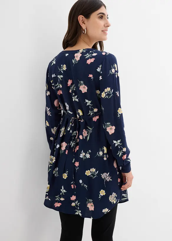 Gebloemde zwangerschapsjurk van viscose, bonprix