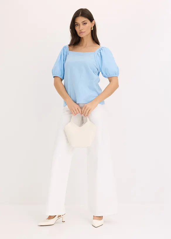 Shirt met pofmouwen, bonprix