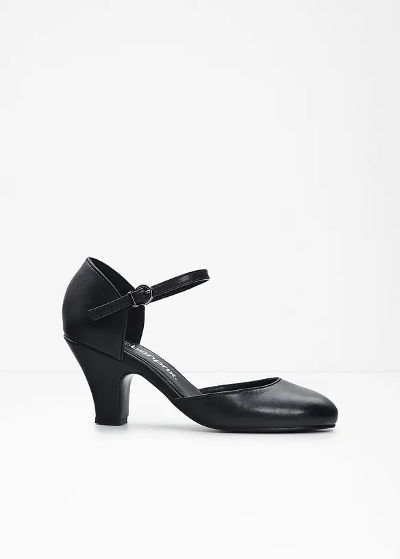 Strappy pumps van leer, bonprix