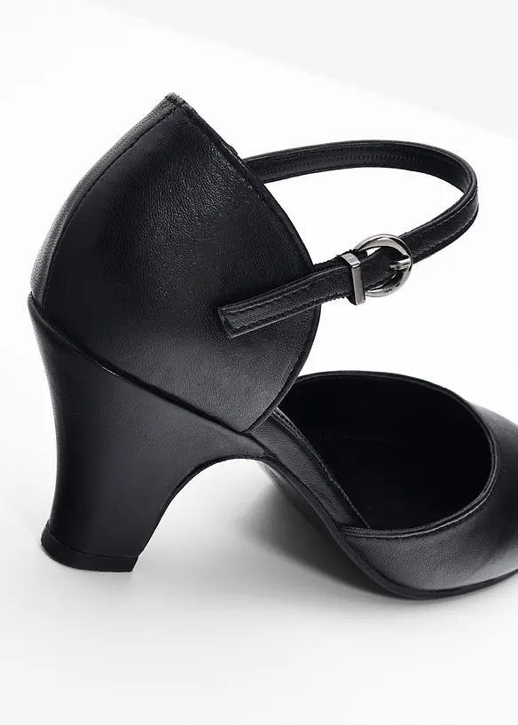 Strappy pumps van leer, bonprix