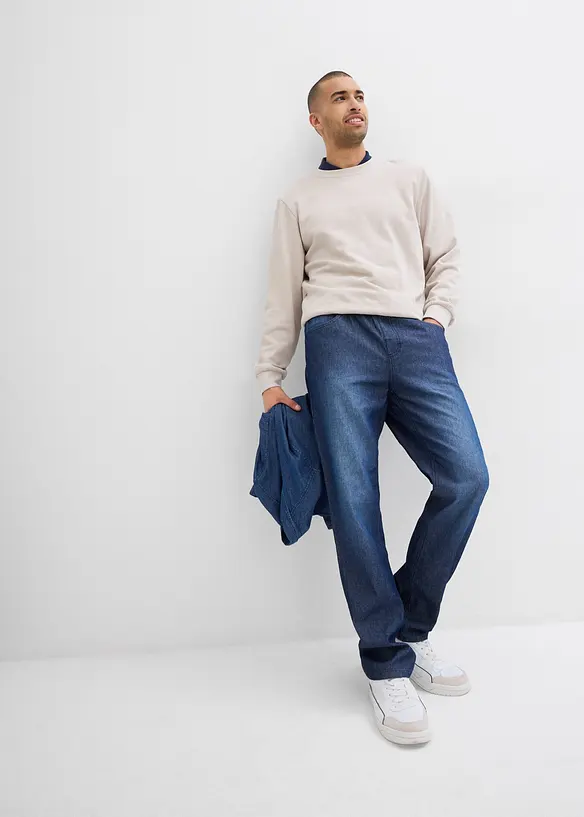 Classic fit instapjeans van zomers denim (set van 2), bonprix
