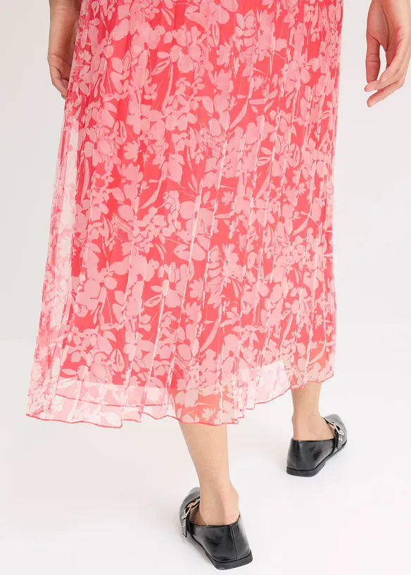 Plissé rok van jersey mesh, bonprix